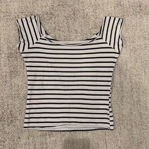 Brandy Melville Striped Crop Top